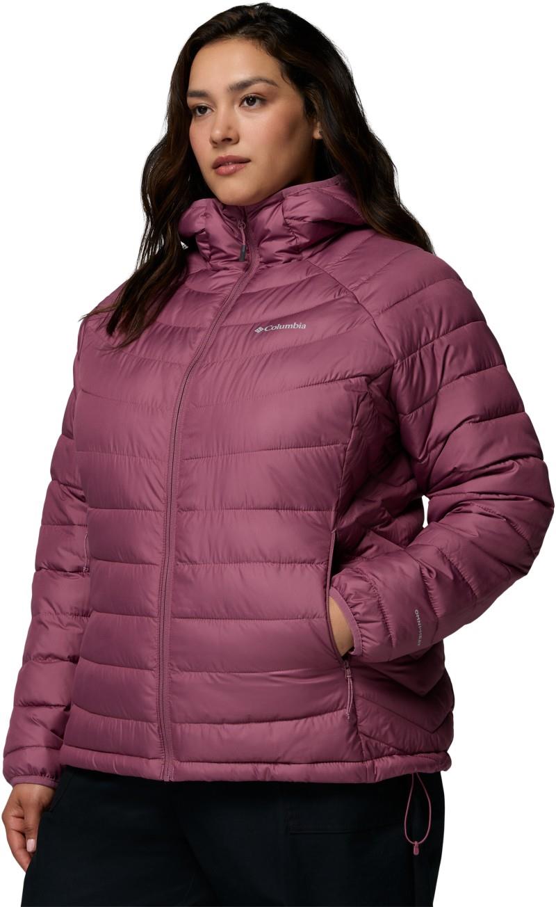 Powder Lite II Hooded Jacket, Extended - Womens - antique mauve 1