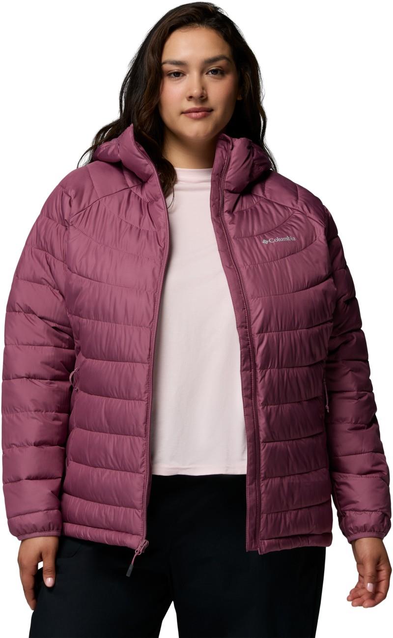 Powder Lite II Hooded Jacket, Extended - Womens - antique mauve 1