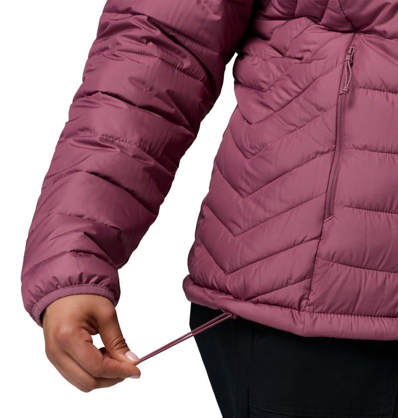 Powder Lite II Hooded Jacket, Extended - Womens - antique mauve 1
