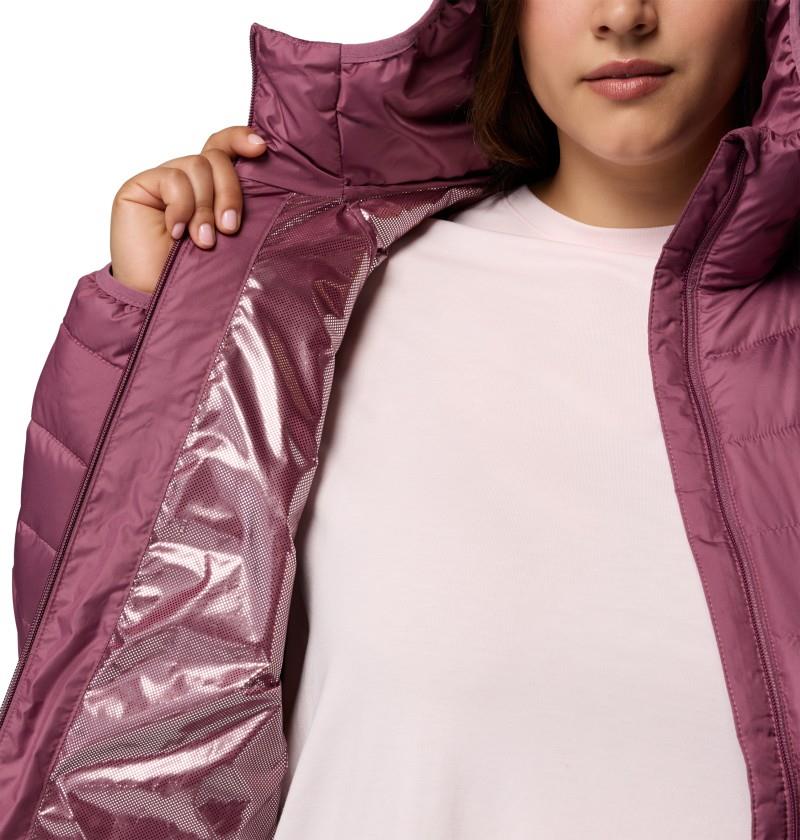 Powder Lite II Hooded Jacket, Extended - Womens - antique mauve 1