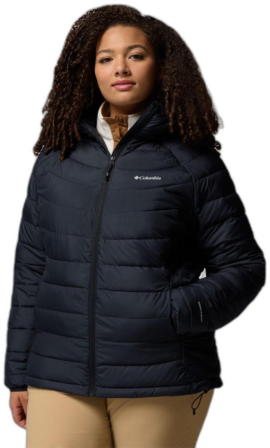 Powder Lite II Hooded Jacket, Extended - Womens - black 1