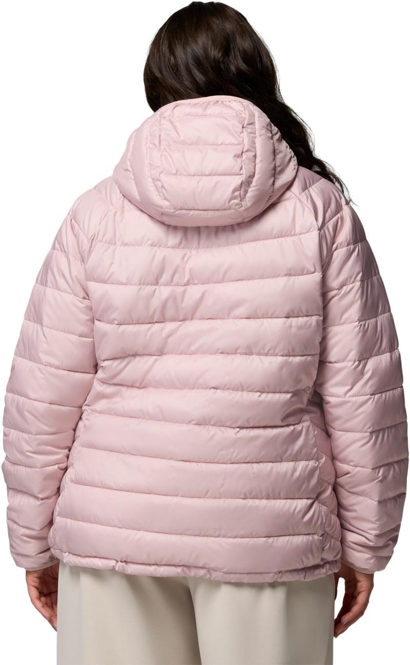 Powder Lite II Hooded Jacket, Extended - Womens - mineral pink ripstop 1