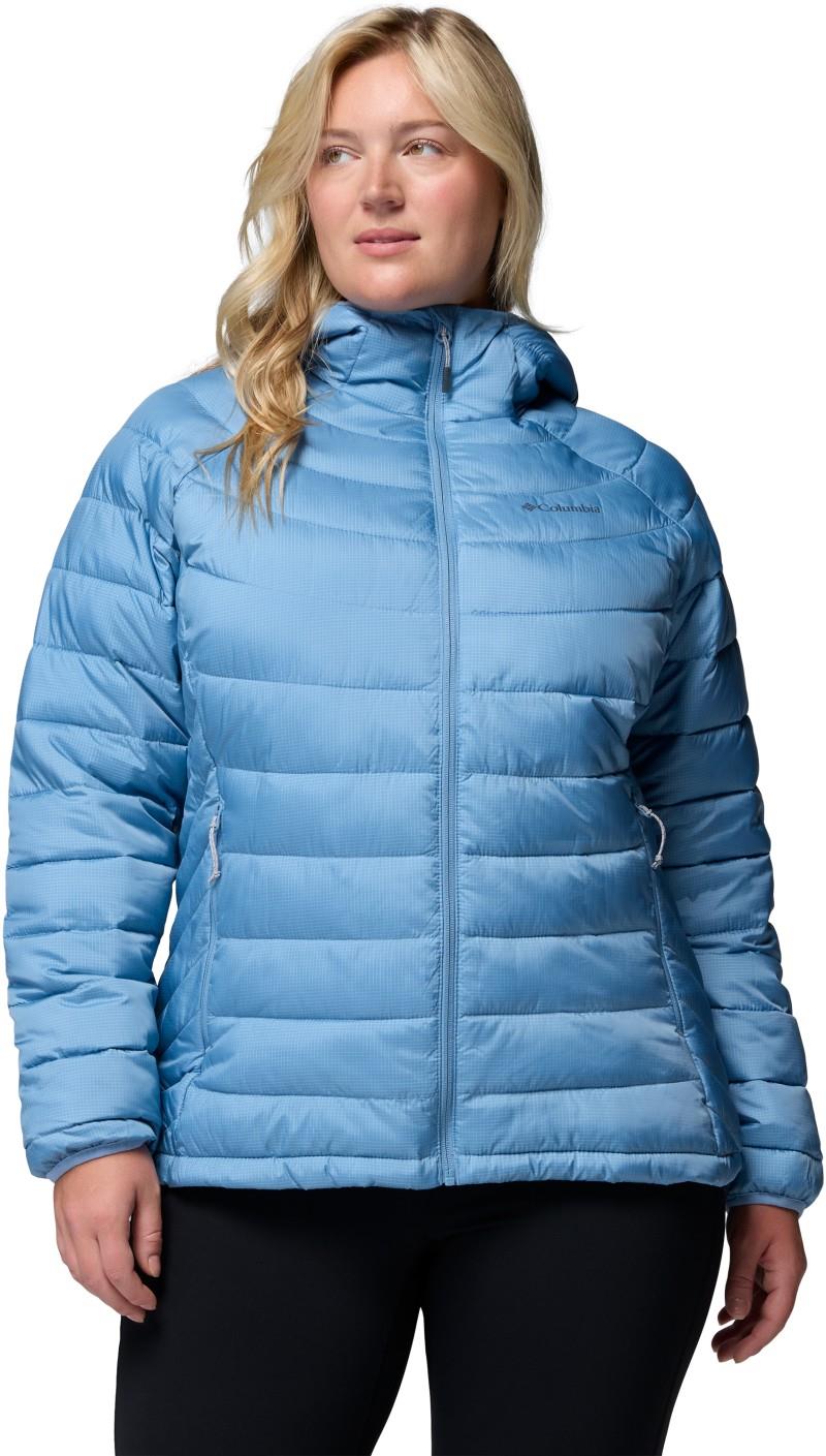 Powder Lite II Hooded Jacket, Extended - Womens - rainy day ripstop 1