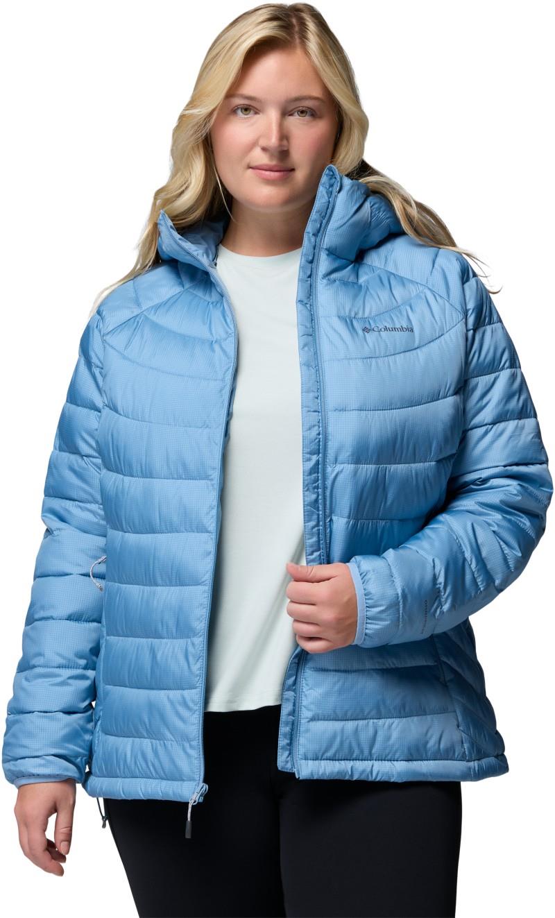 Powder Lite II Hooded Jacket, Extended - Womens - rainy day ripstop 1