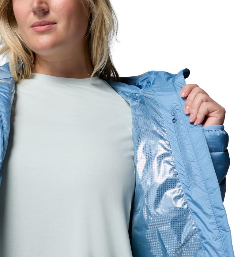 Powder Lite II Hooded Jacket, Extended - Womens - rainy day ripstop 1