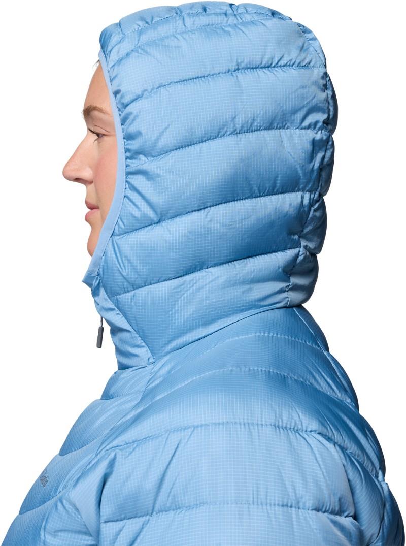 Powder Lite II Hooded Jacket, Extended - Womens - rainy day ripstop 1
