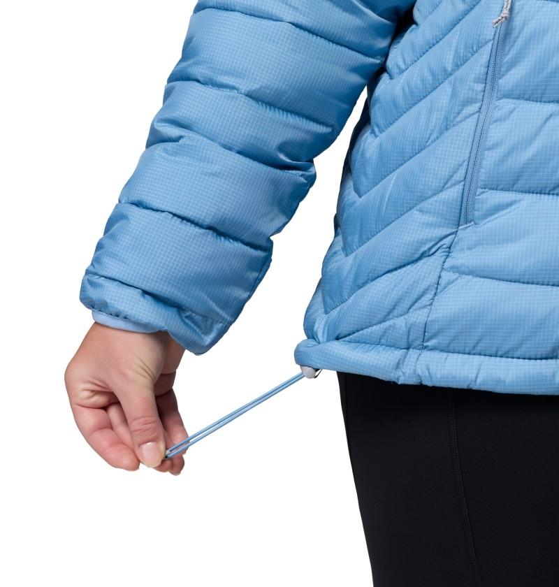 Powder Lite II Hooded Jacket, Extended - Womens - rainy day ripstop 1