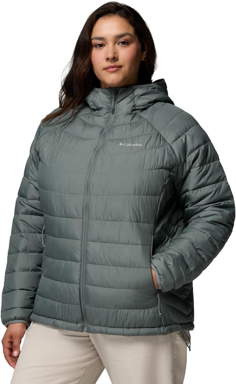 Powder Lite II Hooded Jacket, Extended - Womens - sedona sage 1