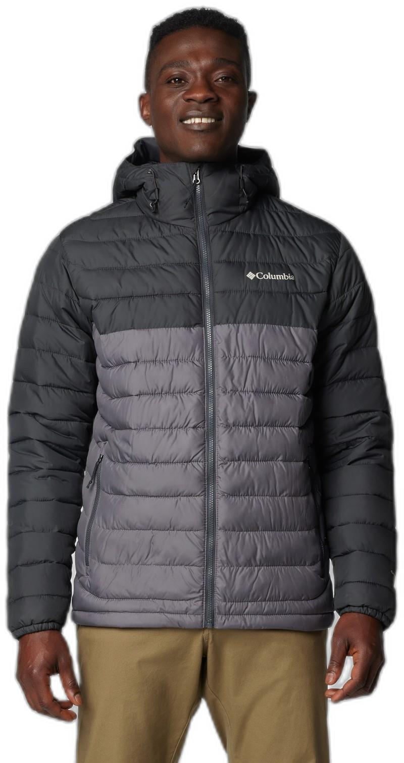 Powder Lite II Hooded Jacket - Mens - city grey / shark 1