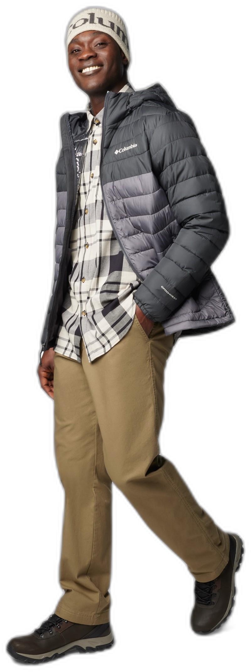 Powder Lite II Hooded Jacket - Mens - city grey / shark 1