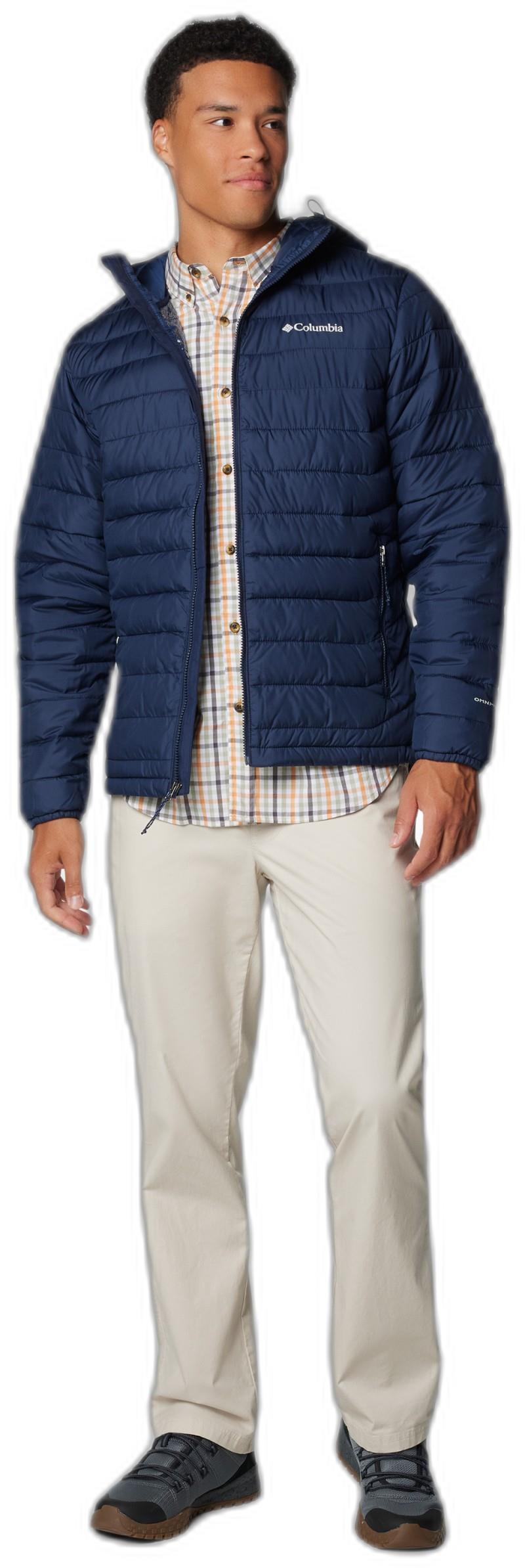 Powder Lite II Hooded Jacket - Mens - collegiate navy 1