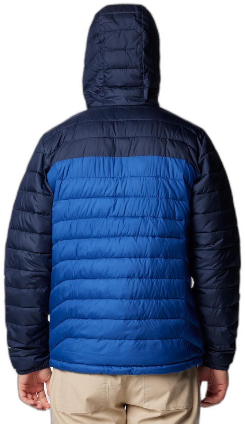 Powder Lite II Hooded Jacket - Mens - mountain blue / collegiate navy 1