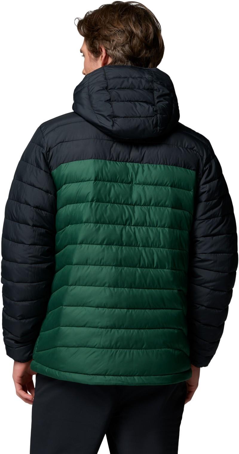 Powder Lite II Hooded Jacket - Mens - rain forest / black 1
