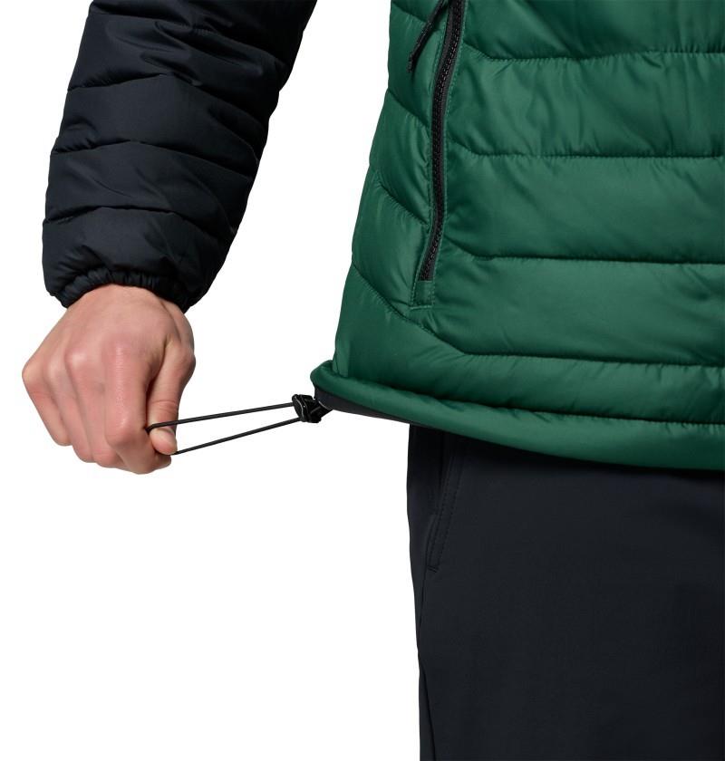 Powder Lite II Hooded Jacket - Mens - rain forest / black 1