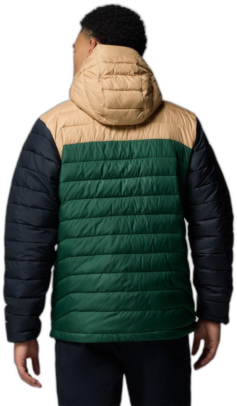 Powder Lite II Hooded Jacket - Mens - rain forest / canoe / black 1