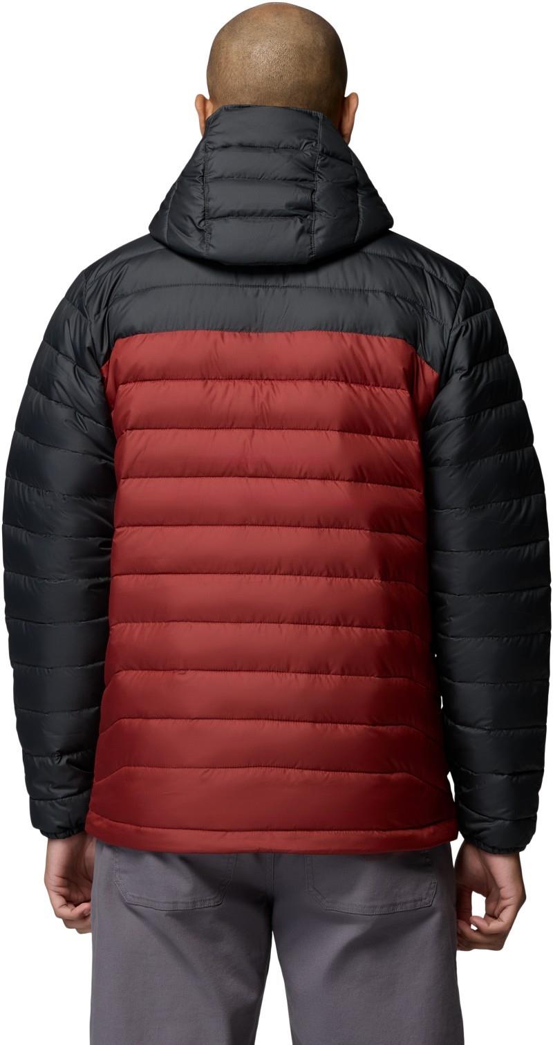 Powder Lite II Hooded Jacket - Mens - red oxide / shark 1
