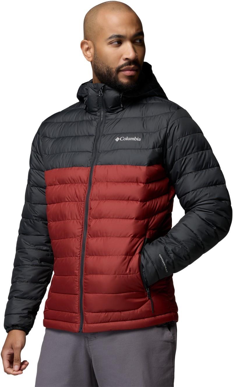 Powder Lite II Hooded Jacket - Mens - red oxide / shark 1