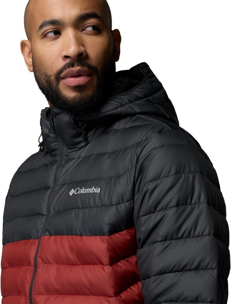 Powder Lite II Hooded Jacket - Mens - red oxide / shark 1