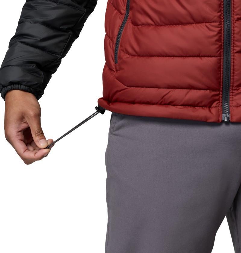 Powder Lite II Hooded Jacket - Mens - red oxide / shark 1