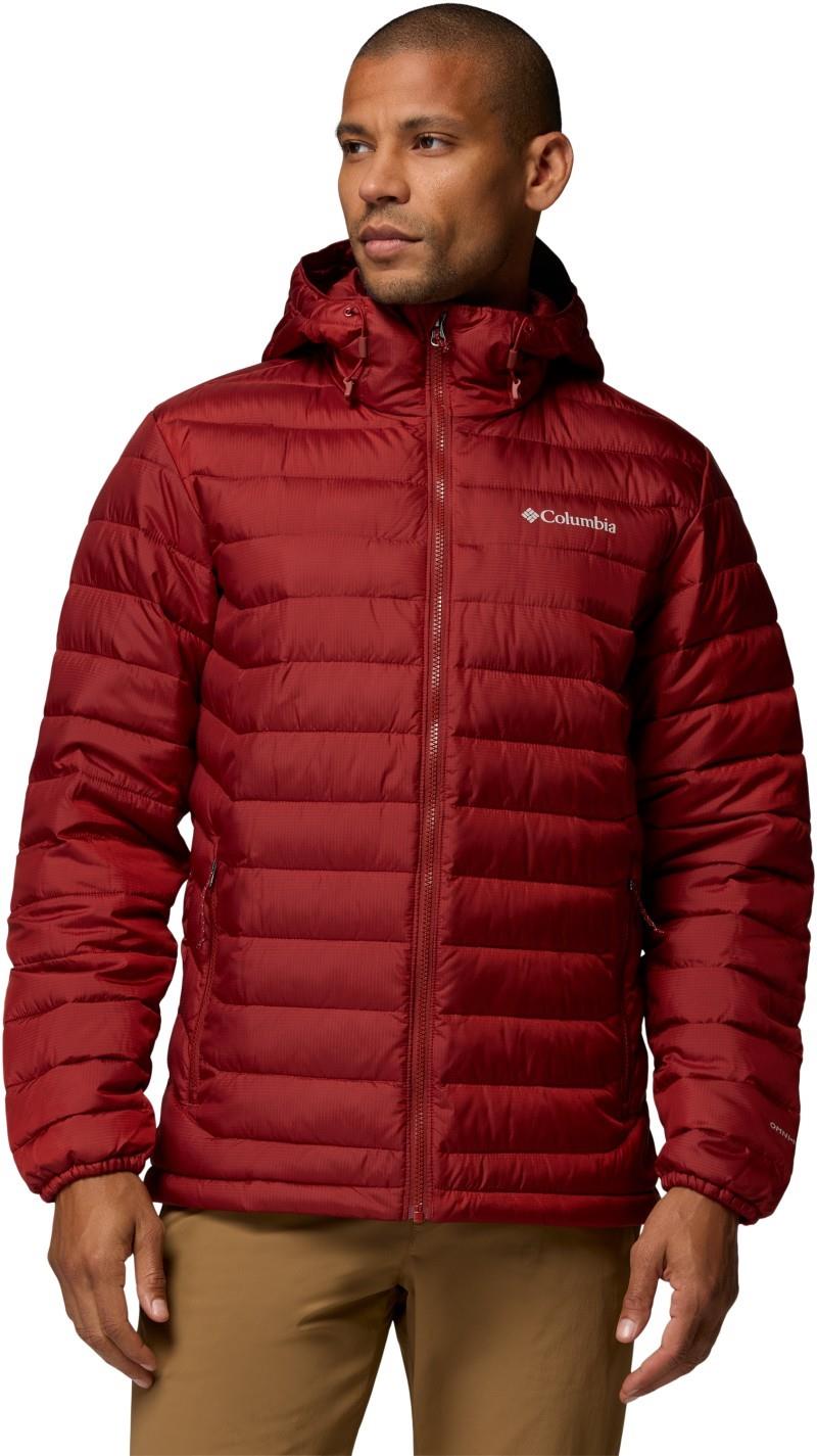 Powder Lite II Hooded Jacket - Mens - red oxide ripstop 1