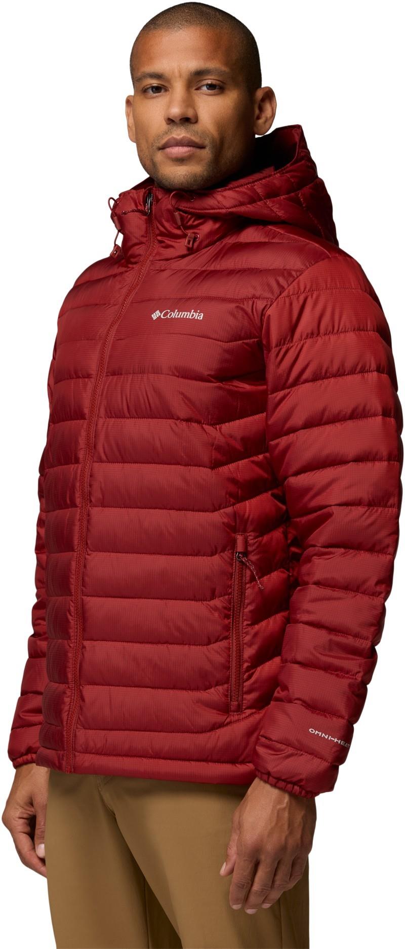 Powder Lite II Hooded Jacket - Mens - red oxide ripstop 1