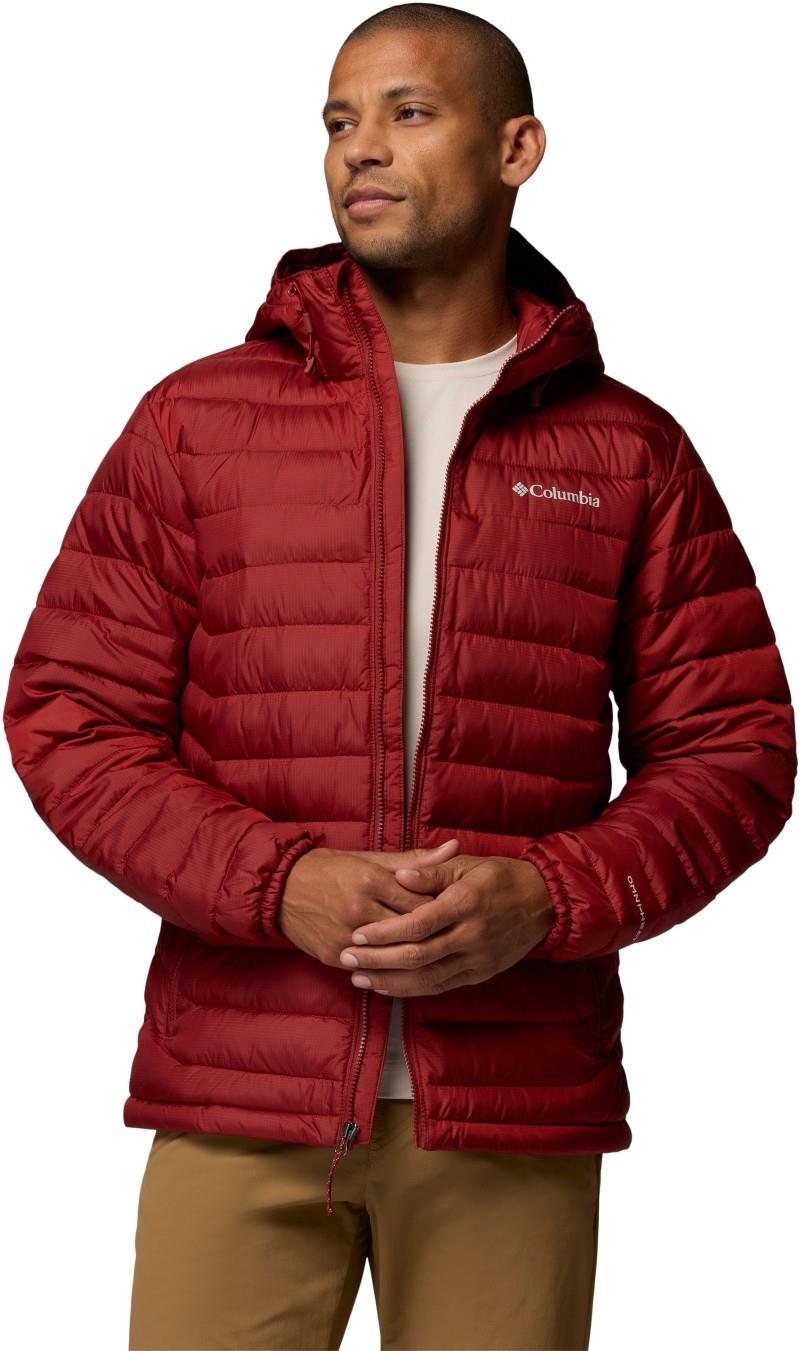 Powder Lite II Hooded Jacket - Mens - red oxide ripstop 1