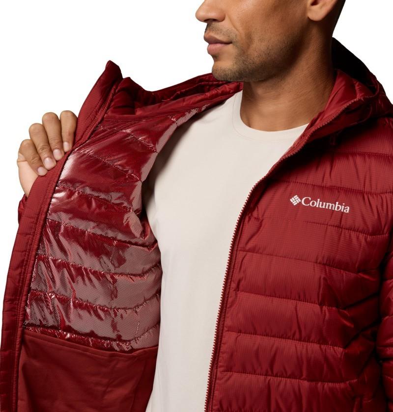 Powder Lite II Hooded Jacket - Mens - red oxide ripstop 1