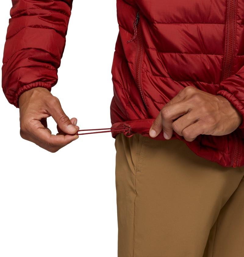 Powder Lite II Hooded Jacket - Mens - red oxide ripstop 1