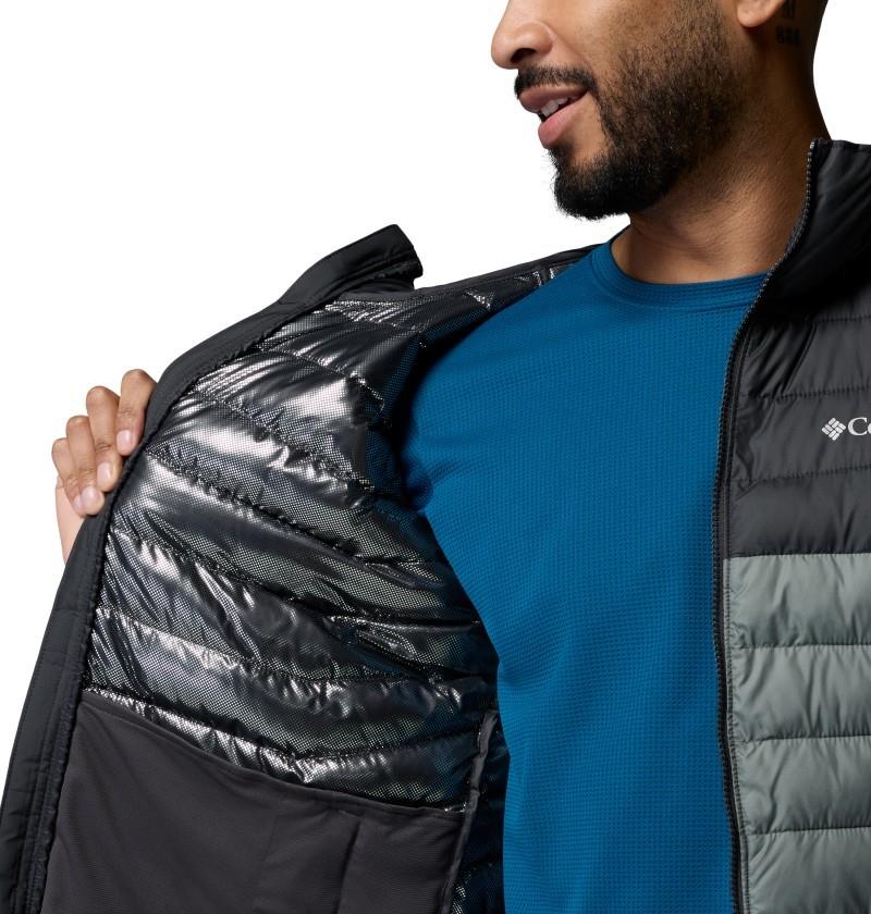 Powder Lite II Hooded Jacket - Mens - sedona sage / shark 1