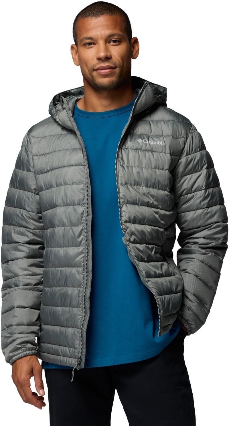 Powder Lite II Hooded Jacket - Mens - sedona sage ripstop 1