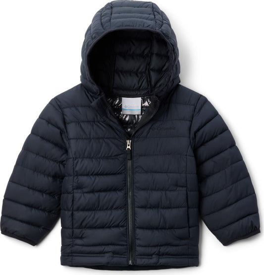 Powder Lite II Hooded Jacket - Toddler Boys - Black 1