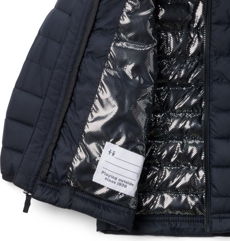 Powder Lite II Hooded Jacket - Toddler Boys - Black 3
