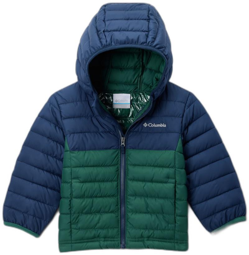 Powder Lite II Hooded Jacket - Toddler Boys - rain forest / collegiate navy 1