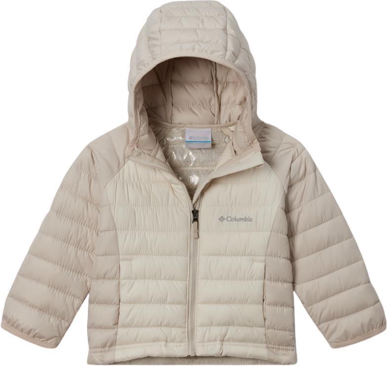 Powder Lite II Hooded Jacket - Toddler Girls - chalk / dark stone 1