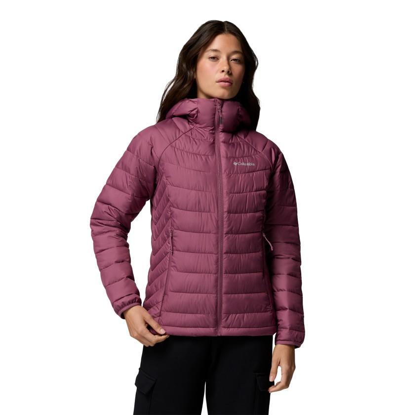 Powder Lite II Hooded Jacket - Womens - antique mauve 1