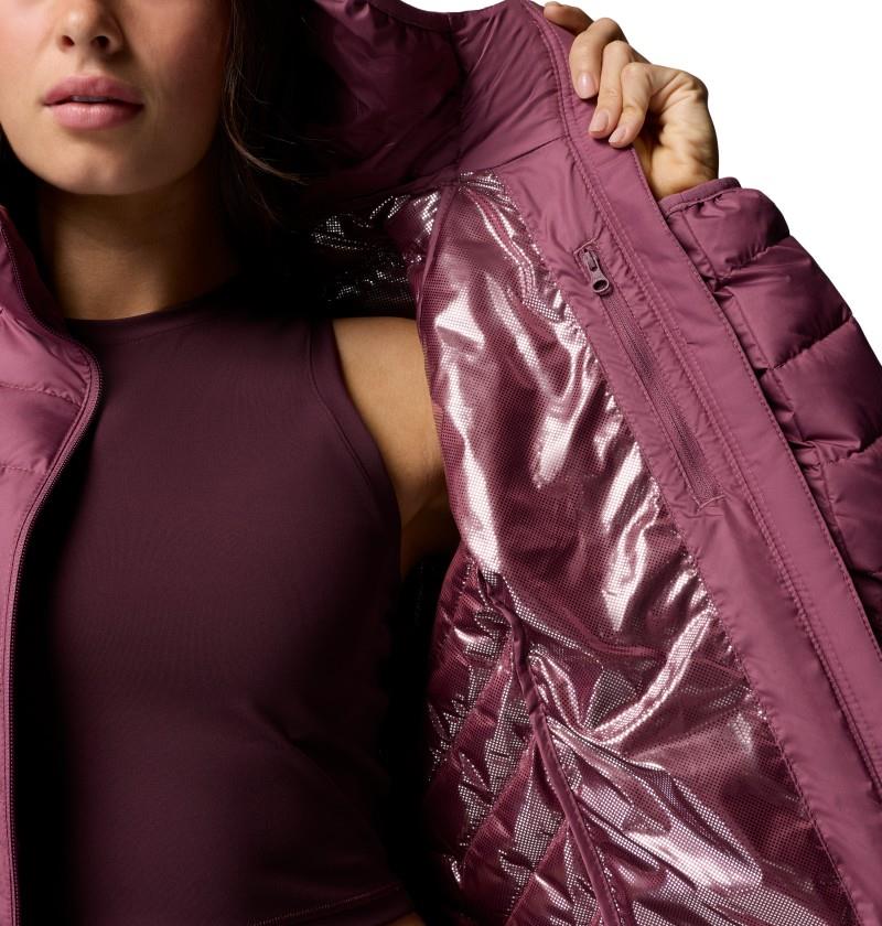 Powder Lite II Hooded Jacket - Womens - antique mauve 1