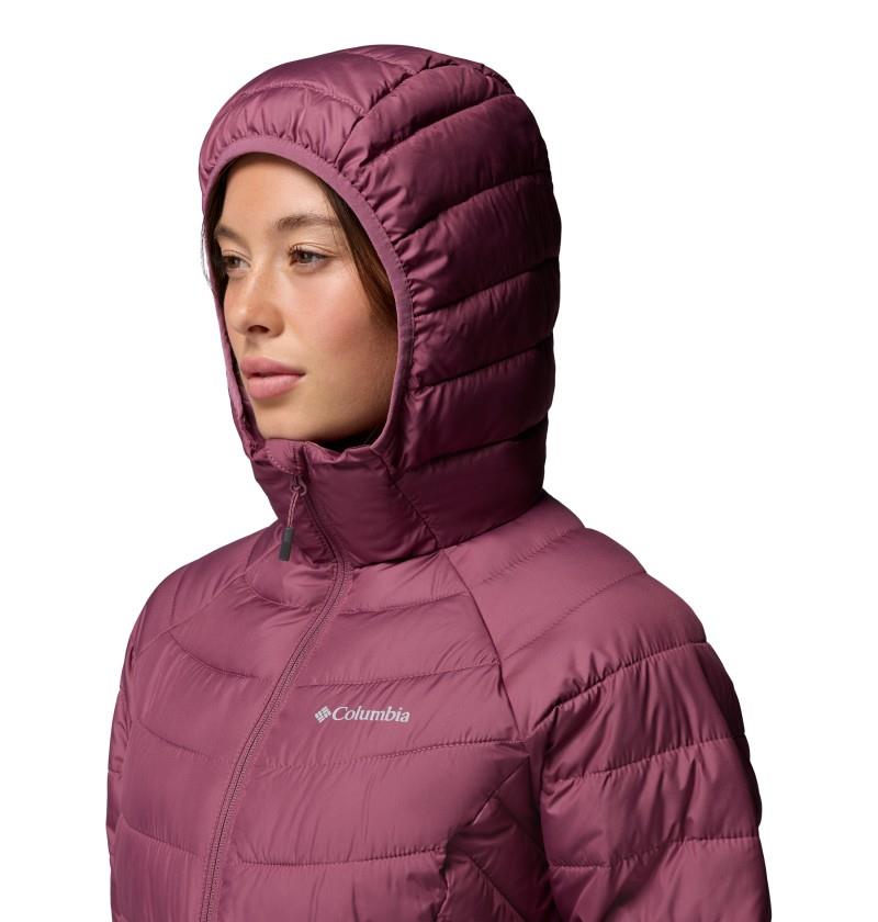 Powder Lite II Hooded Jacket - Womens - antique mauve 1