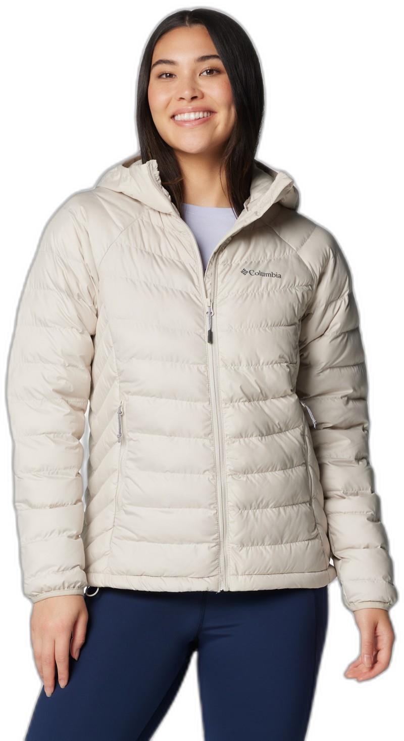 Powder Lite II Hooded Jacket - Womens - dark stone 1