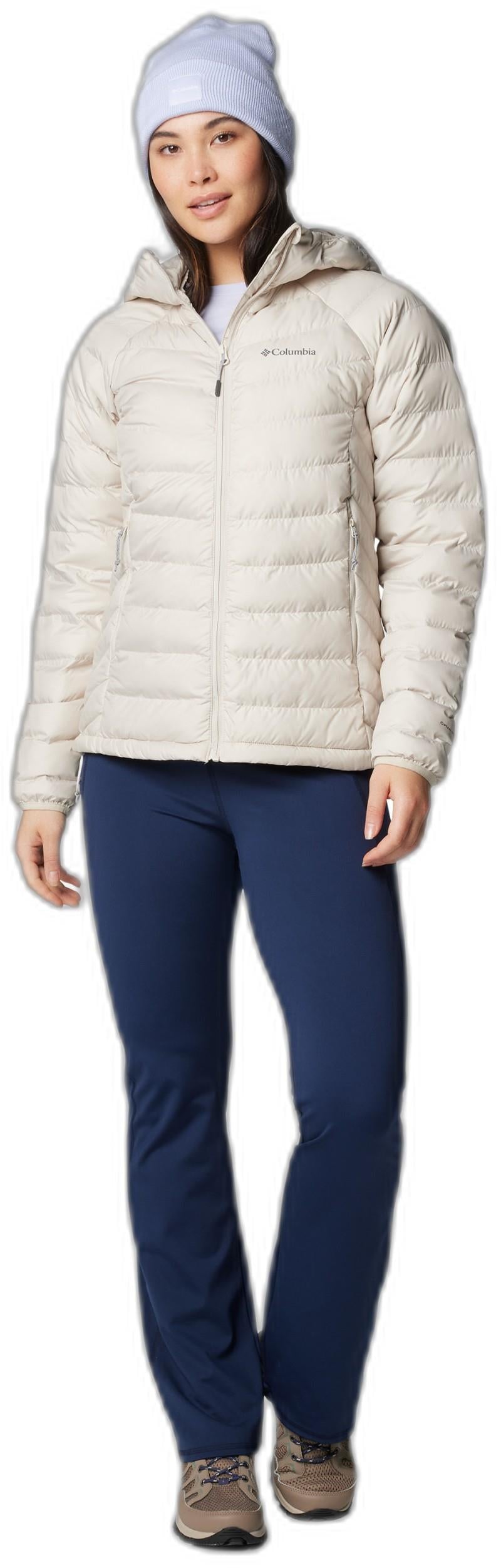 Powder Lite II Hooded Jacket - Womens - dark stone 1