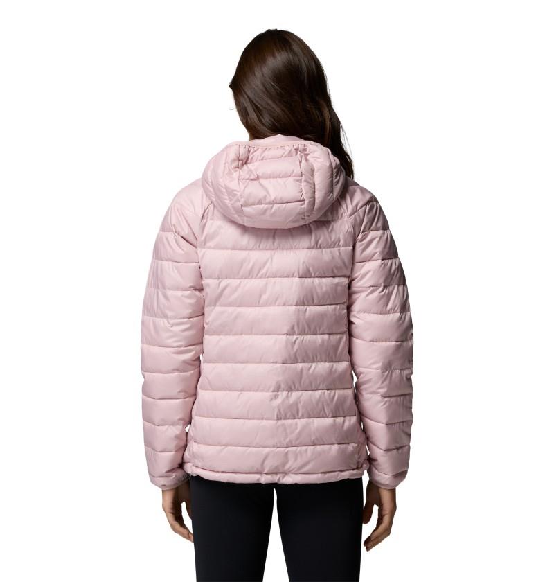 Powder Lite II Hooded Jacket - Womens - mineral pink ripstop 1