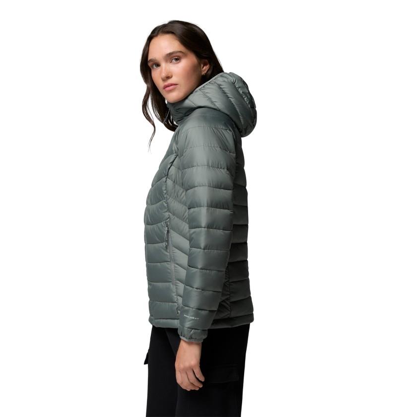 Powder Lite II Hooded Jacket - Womens - sedona sage 1