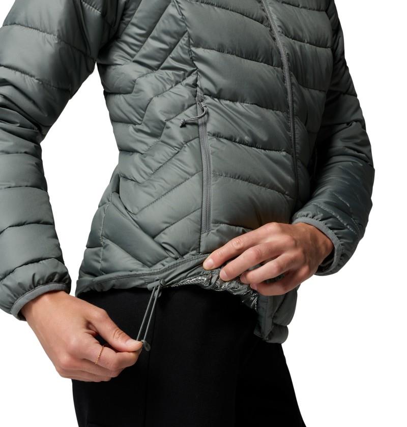 Powder Lite II Hooded Jacket - Womens - sedona sage 1