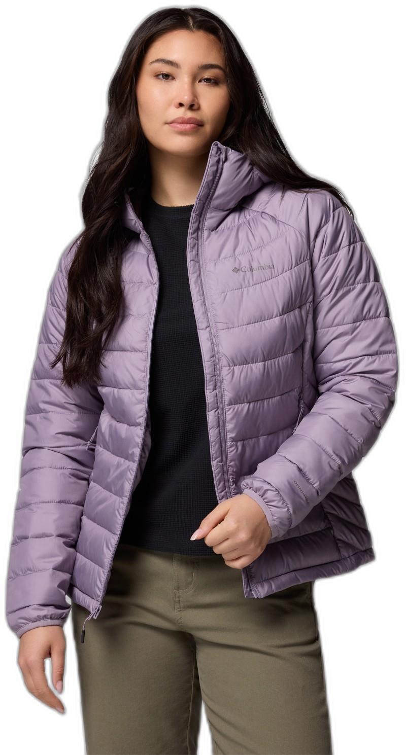 Powder Lite II Hooded Jacket - Womens - shale purple 1