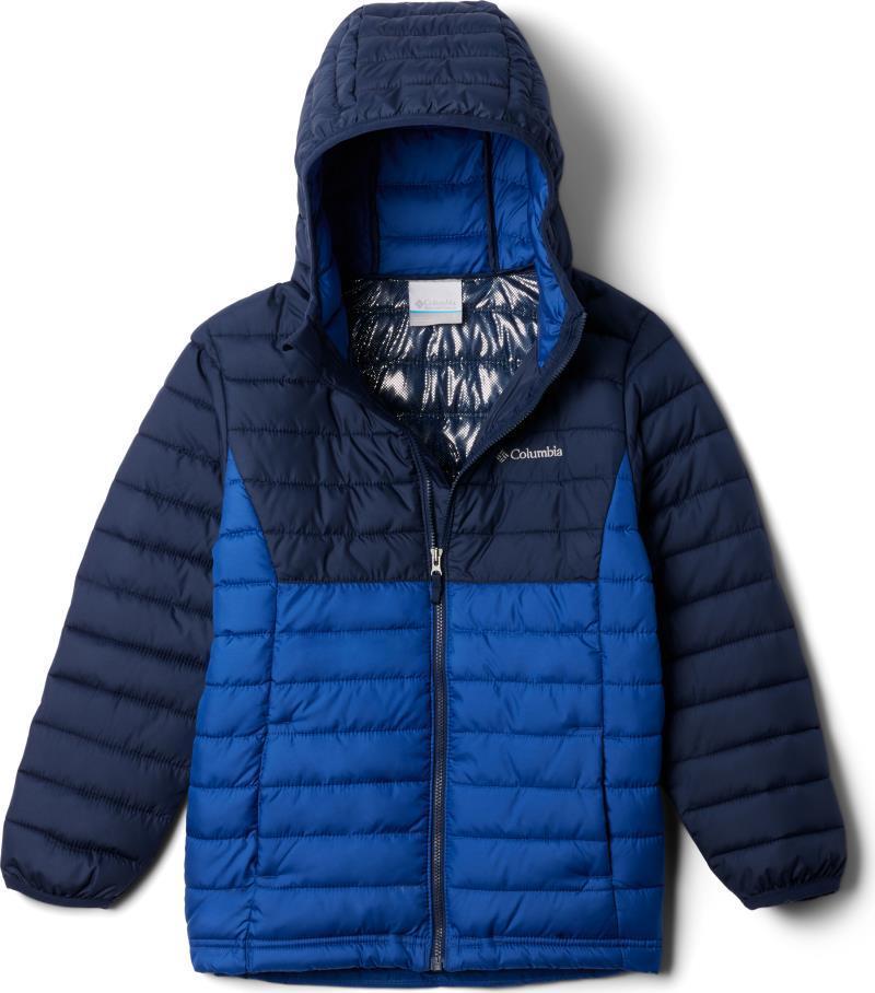 Powder Lite II Hooded Jacket - Youth Boys - Mountain Blue / Collegiate Navy 1
