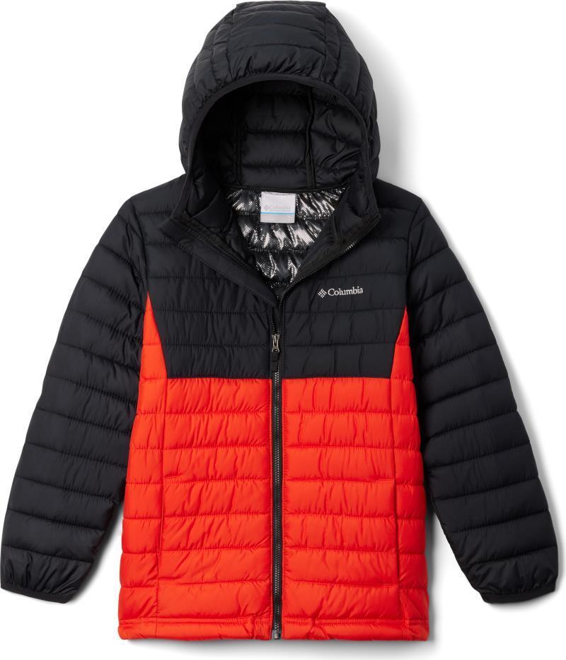 Powder Lite II Hooded Jacket - Youth Boys - Spicy / Black 1
