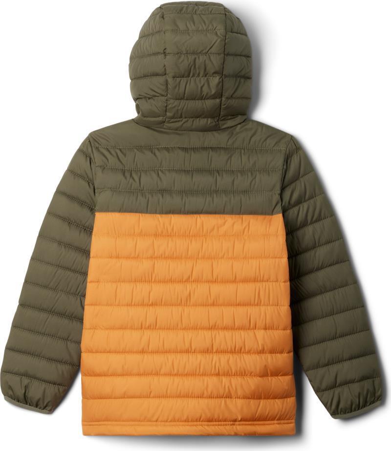 Powder Lite II Hooded Jacket - Youth Boys - Sunstone / Stone Green 2