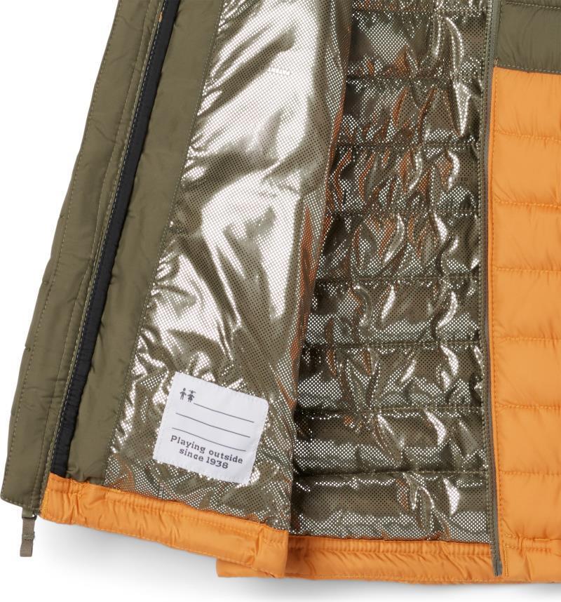 Powder Lite II Hooded Jacket - Youth Boys - Sunstone / Stone Green 3