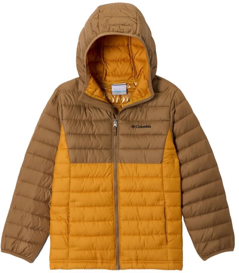 Powder Lite II Hooded Jacket - Youth Boys - squash / delta 1