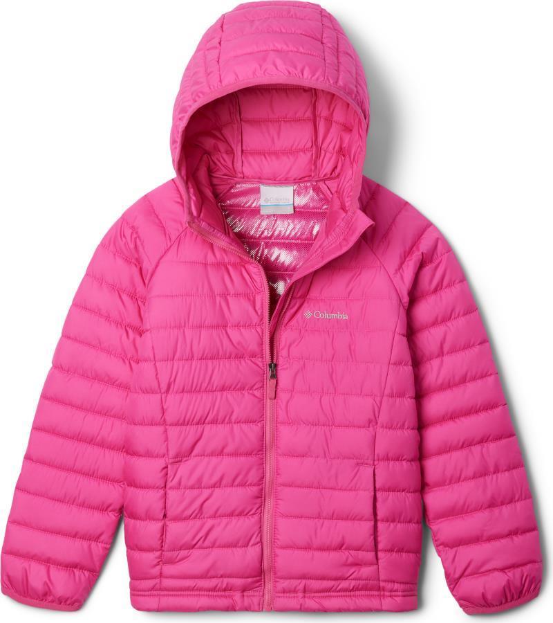 Powder Lite II Hooded Jacket - Youth Girls - Pink Ice 1
