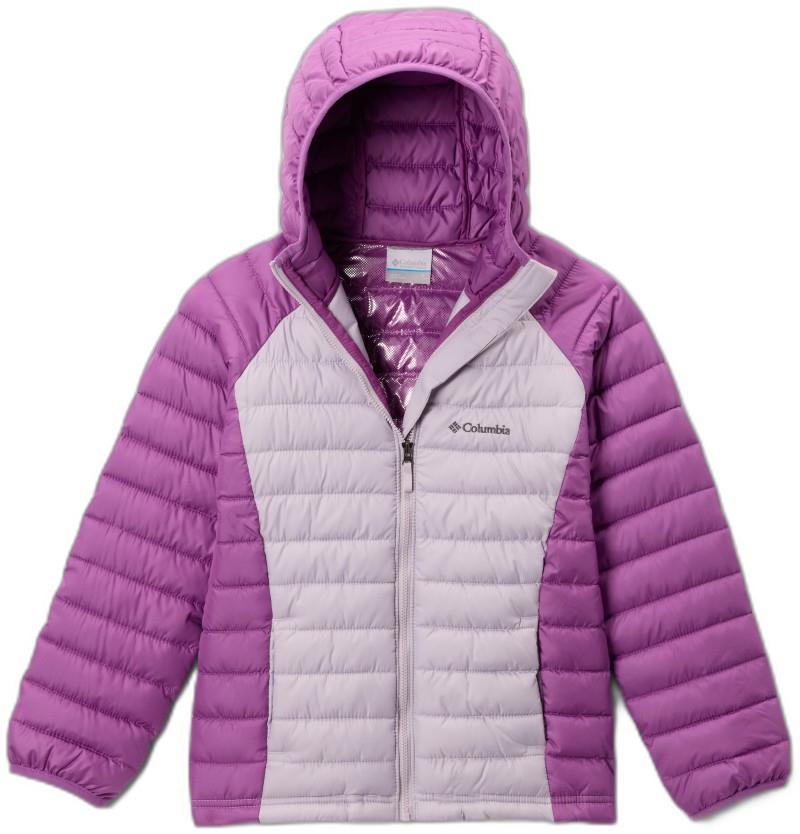 Powder Lite II Hooded Jacket - Youth Girls - lavender pearl / razzle 1